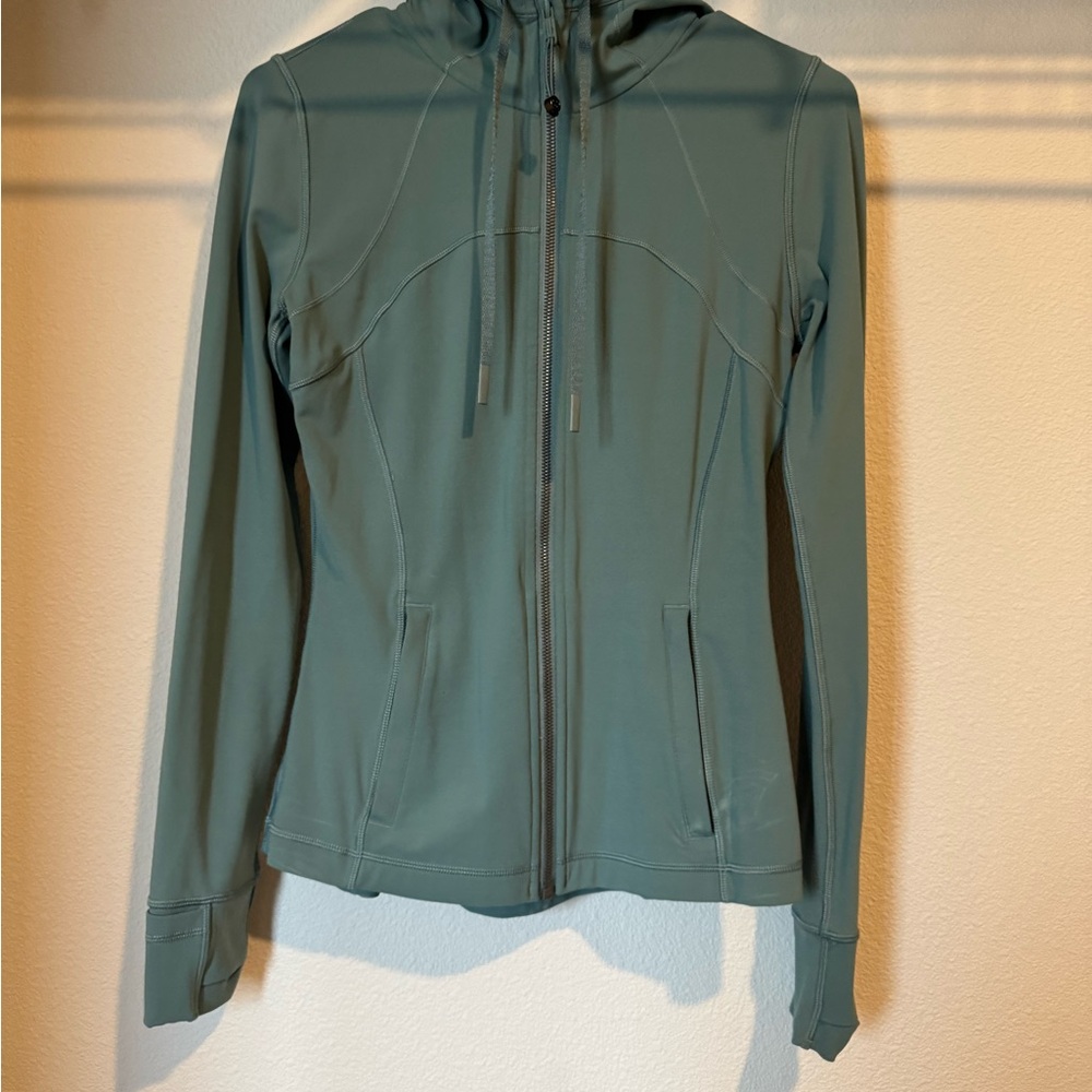 lululemon athletica Define Hooded Green Jacket